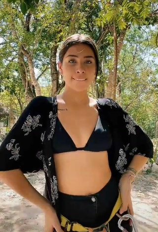 Deslumbrante Alexia García con Apasionantes Bikini Negro