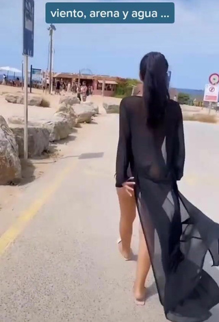 3. Atractiva Franjomar Con Seductores Bikini Negro En La Playa