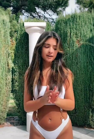 4. Sexy Gabriellannalisa Con Traje De Baño Blanco