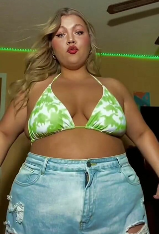 Cariño Lexie Lemon con Sensuales Sujetador de Bikini y Tetas Saltarinas