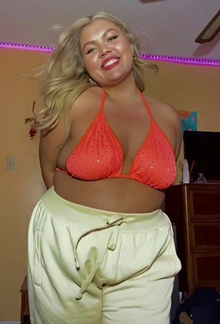 Más caliente Lexie Lemon con Sujetador de Bikini y Pechos Saltarinas