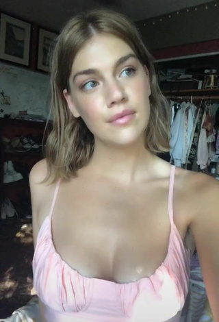 5. Hermosa Mckell Lauren Con Top Corto Rosa