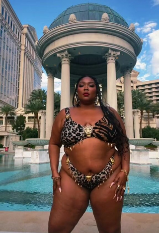 2. Sexy Lizzo Enseña El Culo En La Piscina