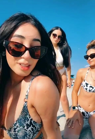 3. Atractiva Ana Daniela Martínez Buenrostro Con Provocativos Bikini En La Playa