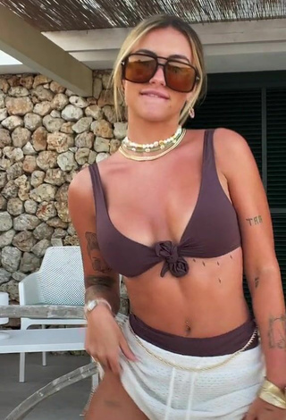 Linda Abril Cols con Encantadores Sujetador de Bikini