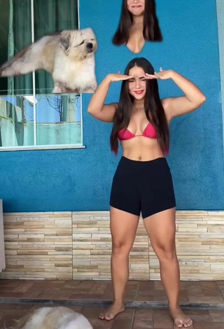 Caliente Aline Borges con Sujetador de Bikini